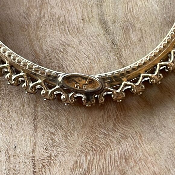 Vintage 14K GF Brooch with Stones - Picture 4 of 4